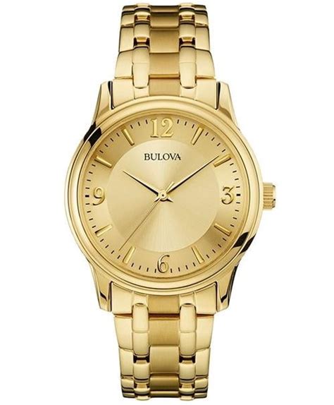 bulova watches gold collection